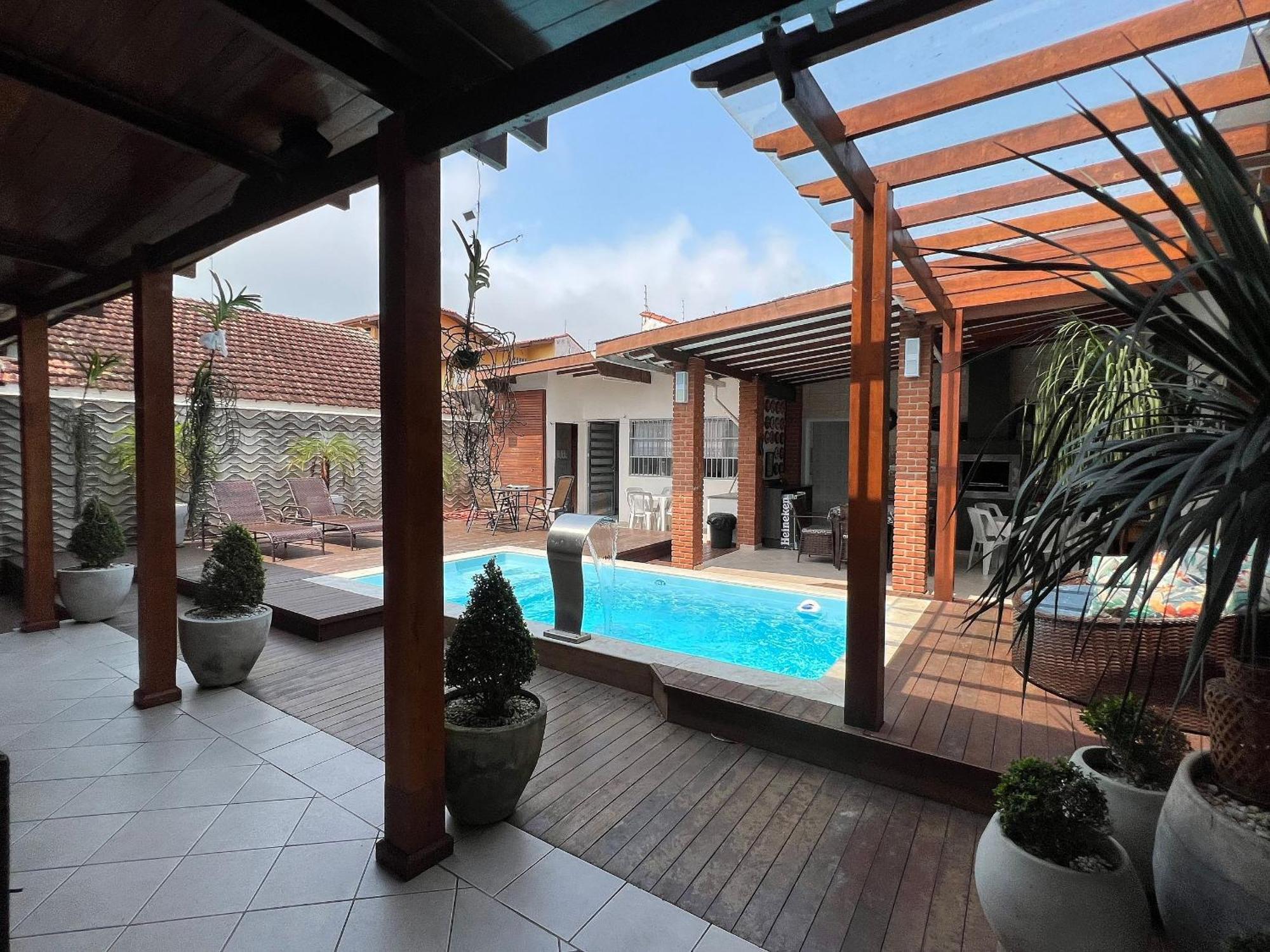 Casa Agradavel Com Piscina, A Poucos Passos Da Praia Peruibe Ngoại thất bức ảnh