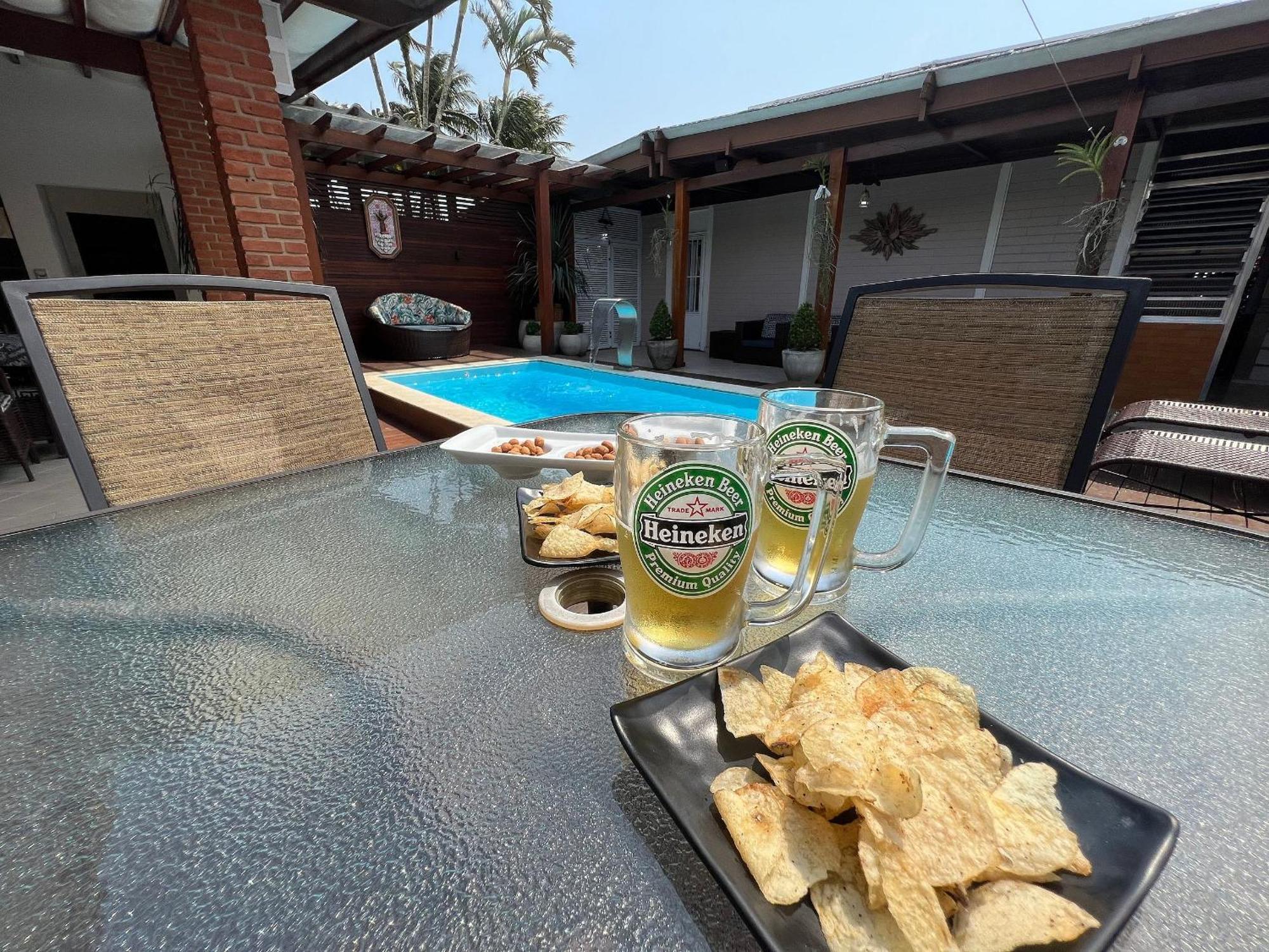 Casa Agradavel Com Piscina, A Poucos Passos Da Praia Peruibe Ngoại thất bức ảnh